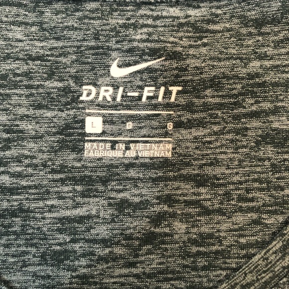 Greenish/Gray Women’s Nike Dry-fit V-Neck - Picture 3 of 6